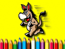 BTS Donkey Coloring Book