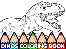 Dinos Coloring Book