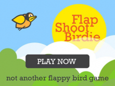 Flap Shoot Birdie Mobile Friendly FullScreen Game