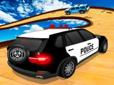 Police Prado Car Stunt Ramp Car Racing Game 3D