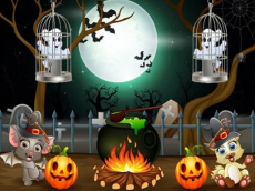 Halloween Twin Ghosts Rescue