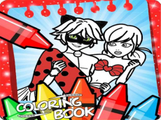 Miraculous Ladybug Coloring Book game 